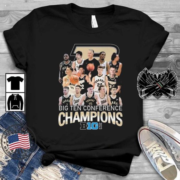 Big Ten Conference Champions Big 2023 Purdue Boilermakers T-Shirt – Limited Edition