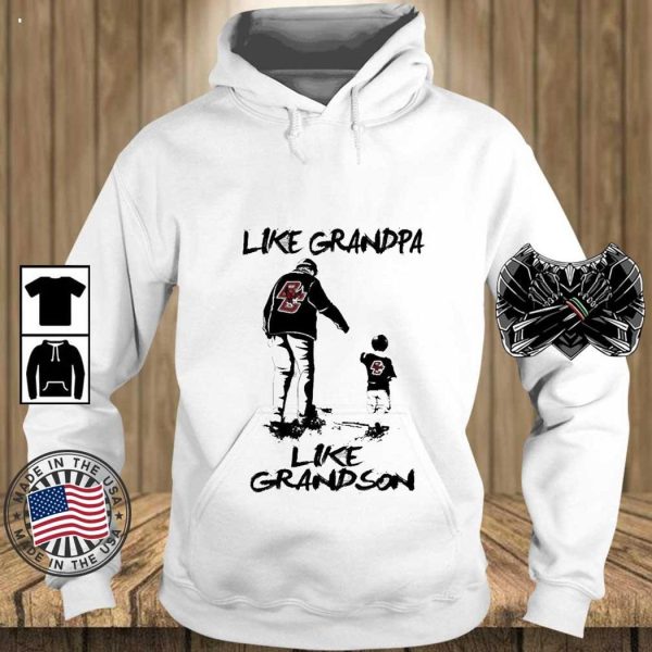 Boston College Eagles 2023 NCAA Like Grandpa Like Grandson T-Shirt – Limited Edition