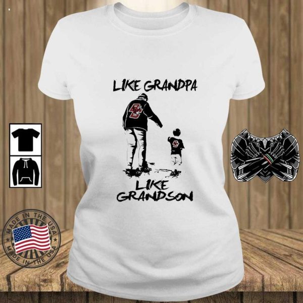 Boston College Eagles 2023 NCAA Like Grandpa Like Grandson T-Shirt – Limited Edition