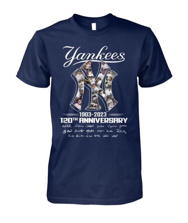 Yankees 1903 – 2023 120th Anniversary T-Shirt – Limited Edition