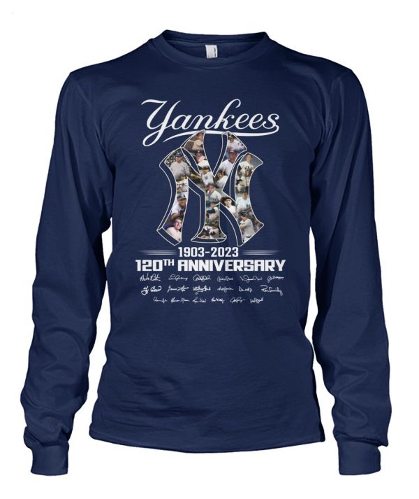 Yankees 1903 – 2023 120th Anniversary T-Shirt – Limited Edition