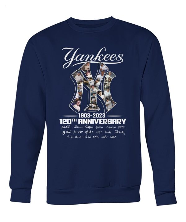 Yankees 1903 – 2023 120th Anniversary T-Shirt – Limited Edition