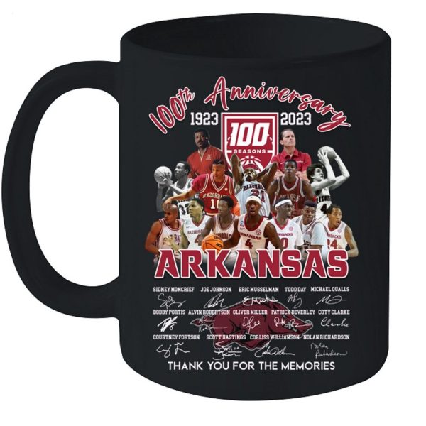 100th Anniversary 1923 – 2023 Arkansas Thank You For The Memories T-Shirt – Limited Edition