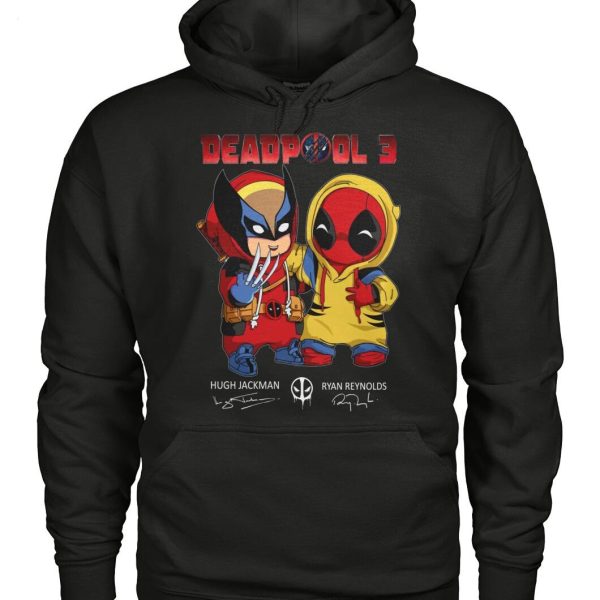 Deadpool 3 Hugh Jackman And Ryan Reynolds Signature T-Shirt – Limited Edition