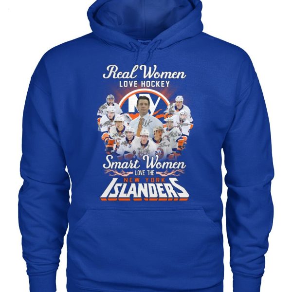 Real Women Love Hockey Smart Women Love The Islanders T-Shirt – Limited Edition