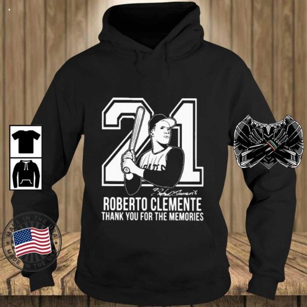 21 Roberto Clemente Thank You For The Memories T-Shirt