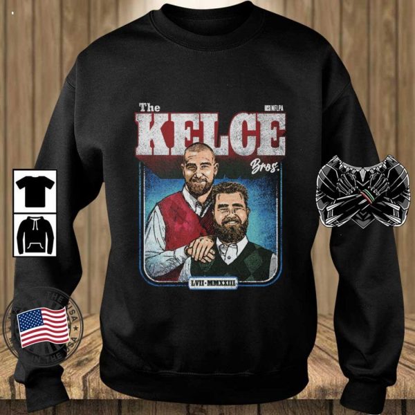 Jason Kelce And Travis Kelce The Kelce Bros LVII Super Bowl T-Shirt