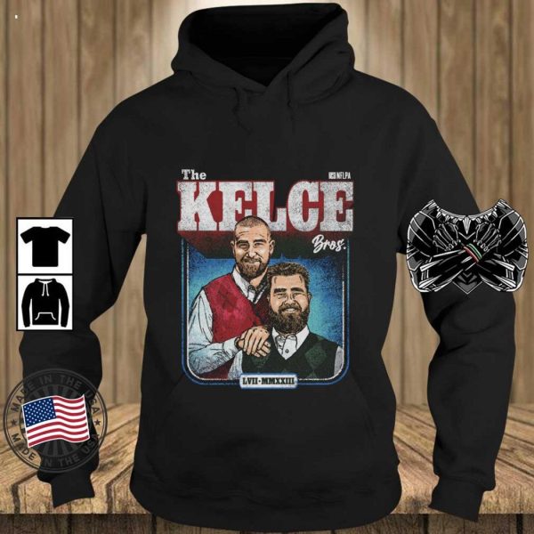 Jason Kelce And Travis Kelce The Kelce Bros LVII Super Bowl T-Shirt