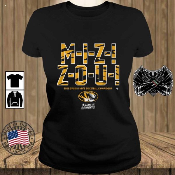 Missouri Tigers Mizzou 2023 Division I Men’s Basketball Championship T-Shirt