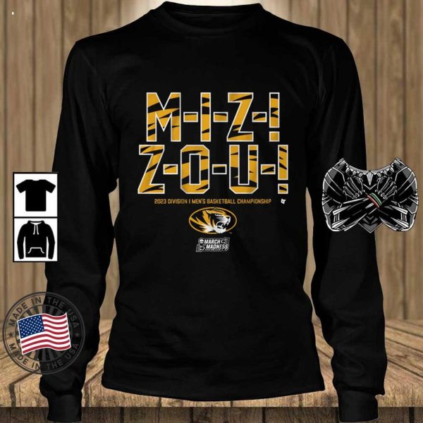 Missouri Tigers Mizzou 2023 Division I Men’s Basketball Championship T-Shirt