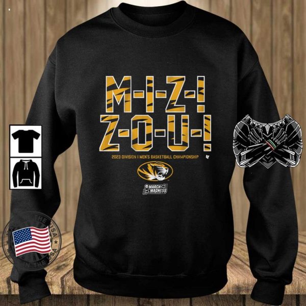 Missouri Tigers Mizzou 2023 Division I Men’s Basketball Championship T-Shirt