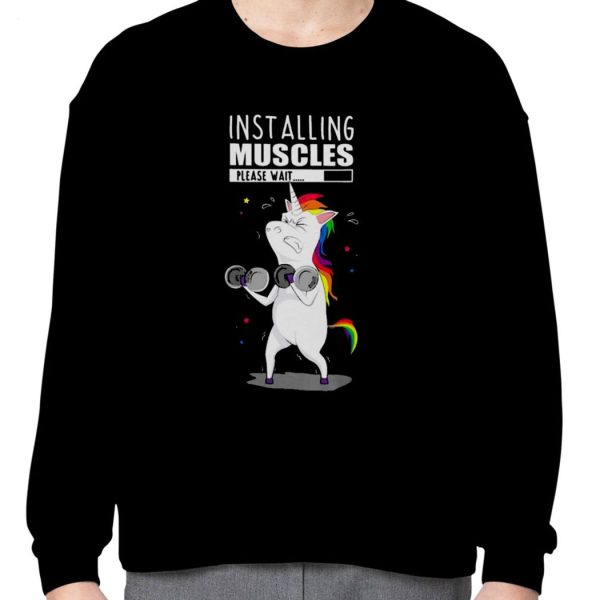 Installing Muscles Please Wai T-Shirt