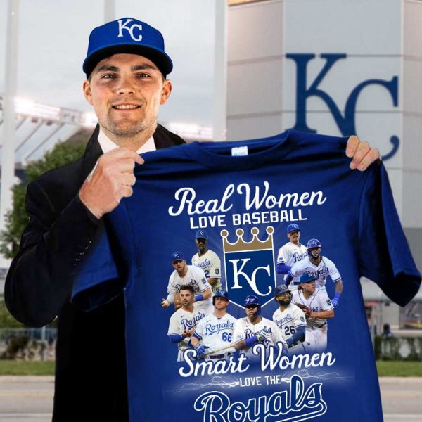 Real Women Love Baseball Smar The Royals Unisex T-Shirt