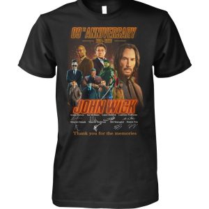 09th Anniversary 2014 – 2023 John Wick Thank You For The Memories T-Shirt – Limited Edition