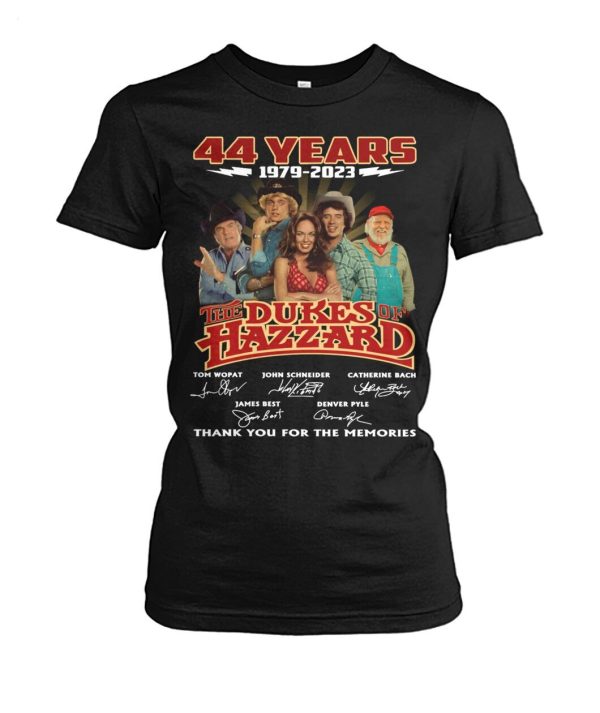 44 Years 1979 – 2023 The Dukes Of Hazzard Thank You For The Memories T-Shirt – Limited Edition