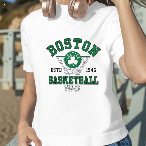 Boston Celtics Nothing But Net Graphic T-Shirt