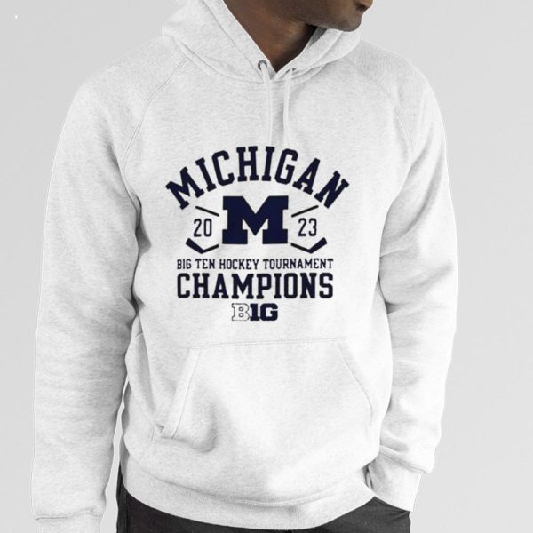 Champion University of Michigan Hockey 2023 Big Ten Tournament Champions T-Shirt