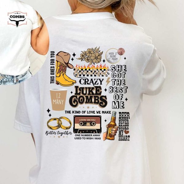 Combs Bullhead Country Music Cowgirl T-Shirt