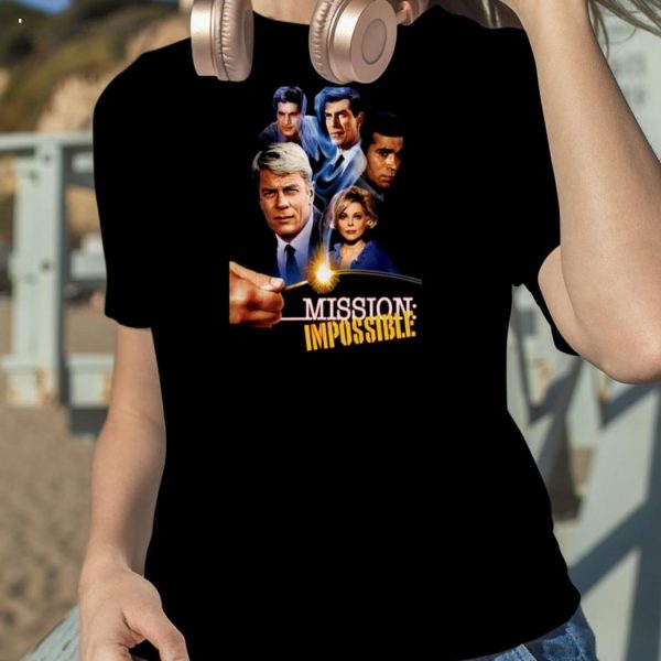 Retro Impossible Mission 60s Cast Tribute T-Shirt