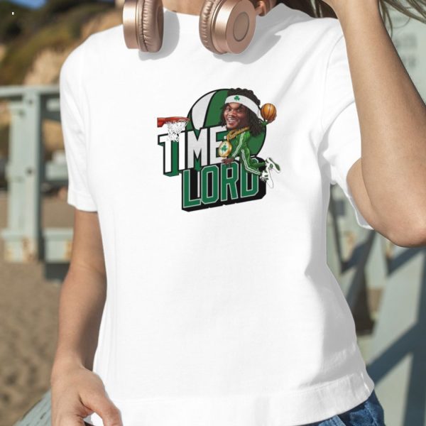 Time Lord dunk Boston Celtics Basketball T-Shirt