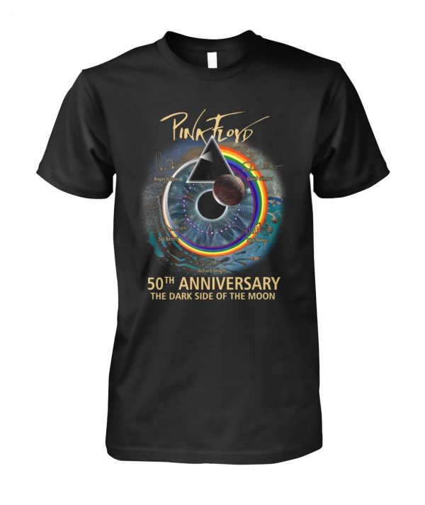 Pink Ployd 50th Anniversary The Dark Side Of The Moon T-Shirt – Limited Edition