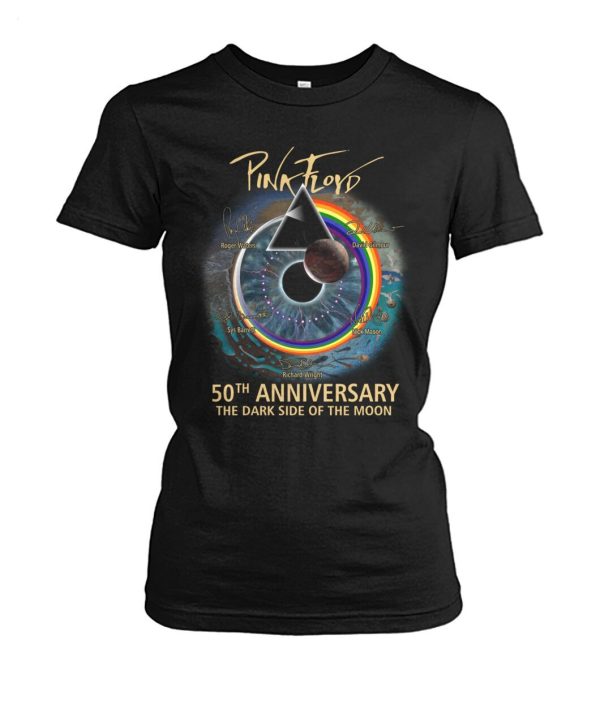 Pink Ployd 50th Anniversary The Dark Side Of The Moon T-Shirt – Limited Edition