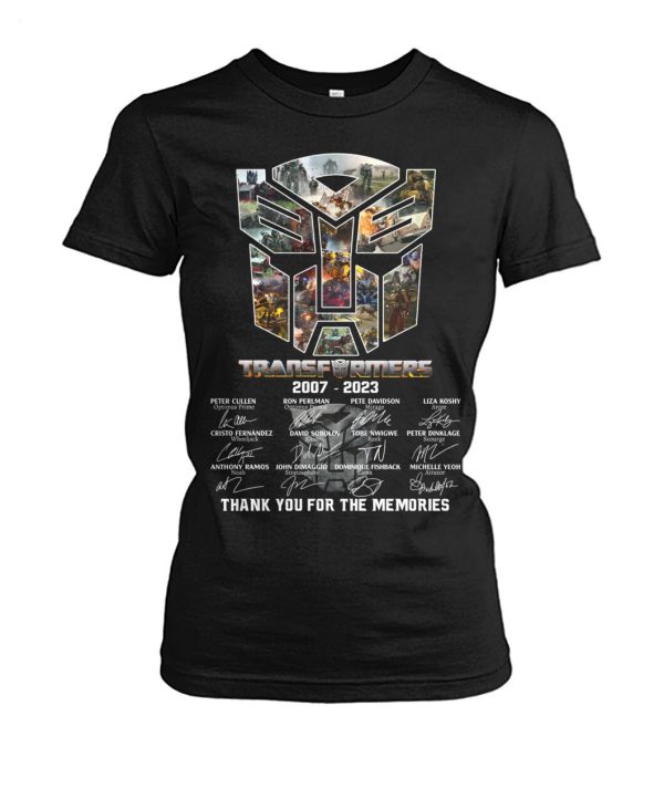 Transformers 2007 – 2023 Thank You For The Memories T-Shirt – Limited Edition