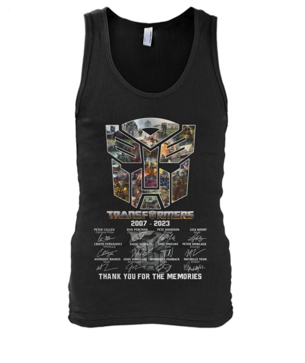 Transformers 2007 – 2023 Thank You For The Memories T-Shirt – Limited Edition