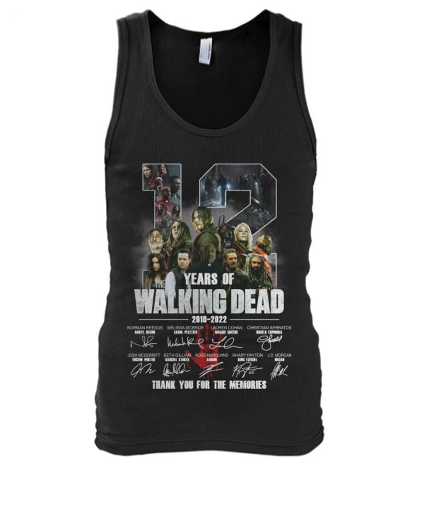 12 Years Of The Walking Dead 2010 – 2022 Thank You For The Memories T-Shirt – Limited Edition