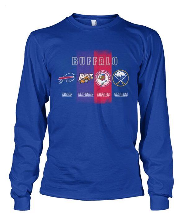 Buffalo Bills And Bandits And Bisons And Sabres T-Shirt – Limited Edition