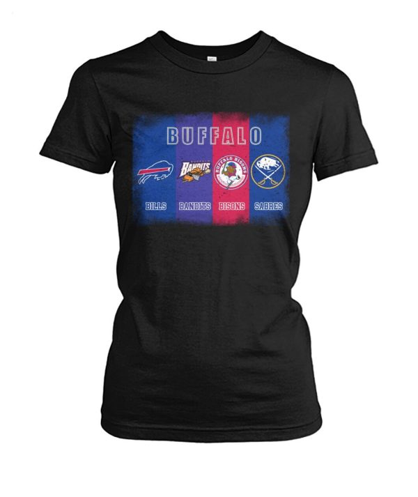 Buffalo Bills And Bandits And Bisons And Sabres T-Shirt – Limited Edition