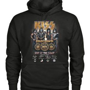 Kiss Countdown The Final 50 Show The Last Tour Ever End Of The Road World Tour T-Shirt – Limited Edition