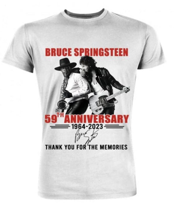 Bruce Springsteen 59th Anniversary 1964 – 2023 Thank You For The Memories T-Shirt – Limited Edition