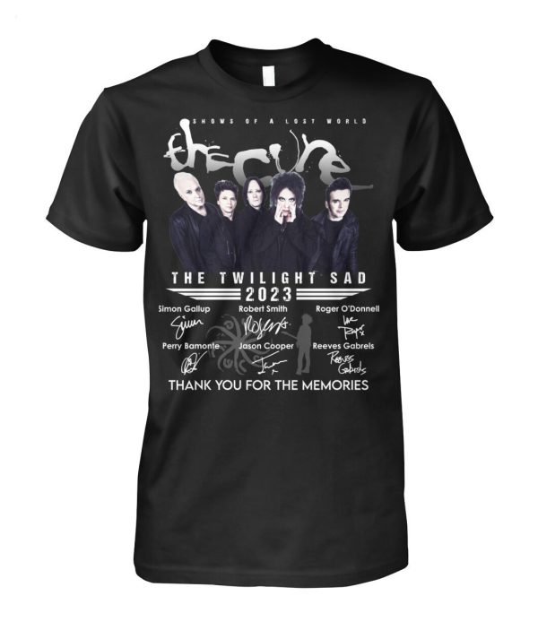 The Cure Announce 2023 Shows Of A Lost World The Twilight Sad Thank You For The Memories T-Shirt – Limited Edition