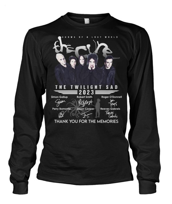 The Cure Announce 2023 Shows Of A Lost World The Twilight Sad Thank You For The Memories T-Shirt – Limited Edition