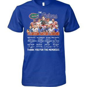 The Gators Florida Gator Legend Thank You For The Memories T-Shirt – Limited Edition