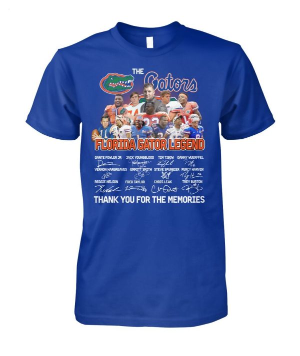 The Gators Florida Gator Legend Thank You For The Memories T-Shirt – Limited Edition