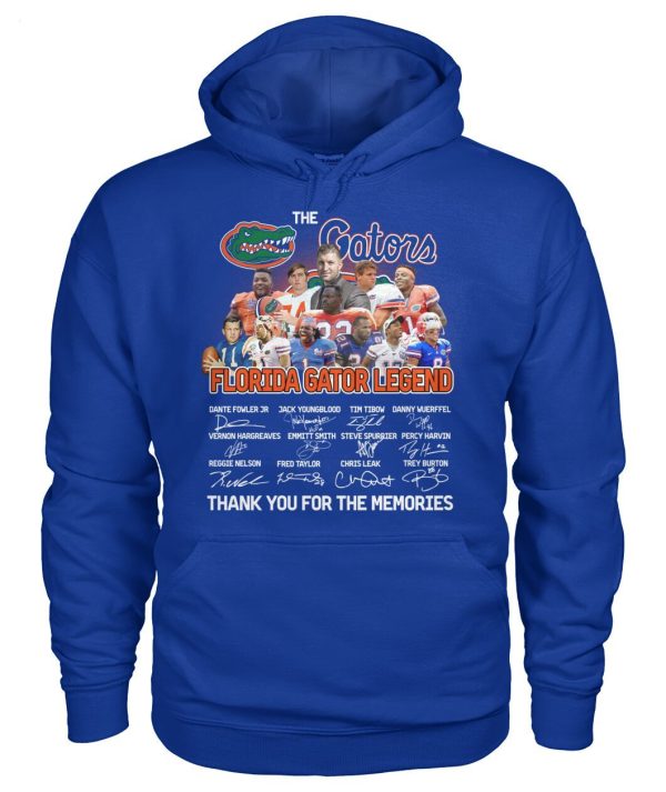 The Gators Florida Gator Legend Thank You For The Memories T-Shirt – Limited Edition