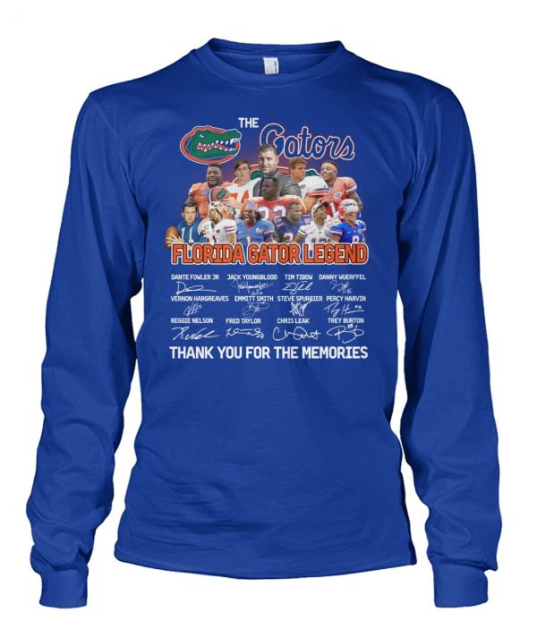 The Gators Florida Gator Legend Thank You For The Memories T-Shirt – Limited Edition