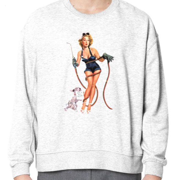 Vintage Sexy Welder Pinup Girl T-Shirt