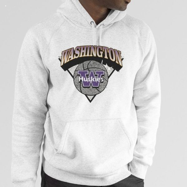 Washington Huskies Ball Out White T-T-Shirt