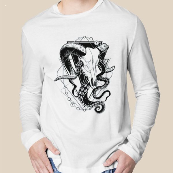 Zodiac Dead Aries & Tentacles T-Shirt