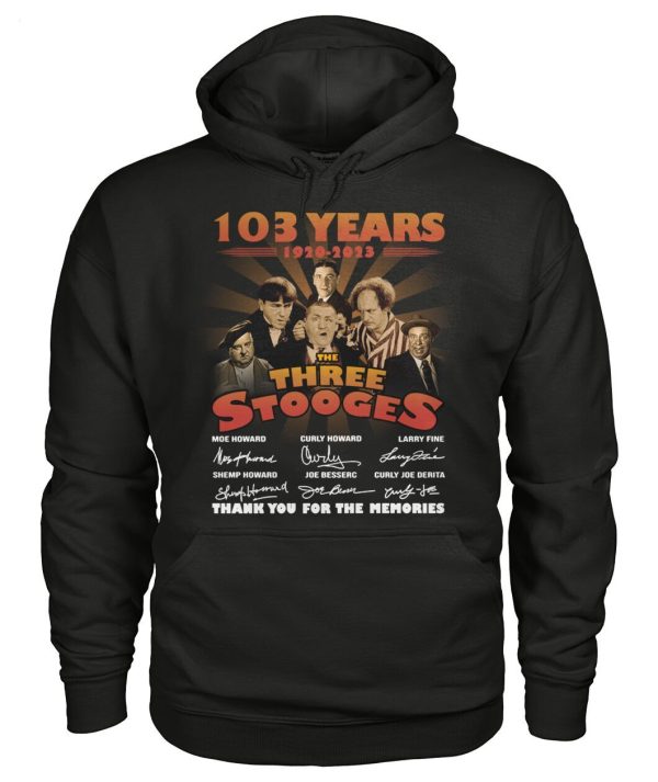 103 Years 1920 – 2023 The Three Stooges Thank You For The Memories T-Shirt – Limited Edition