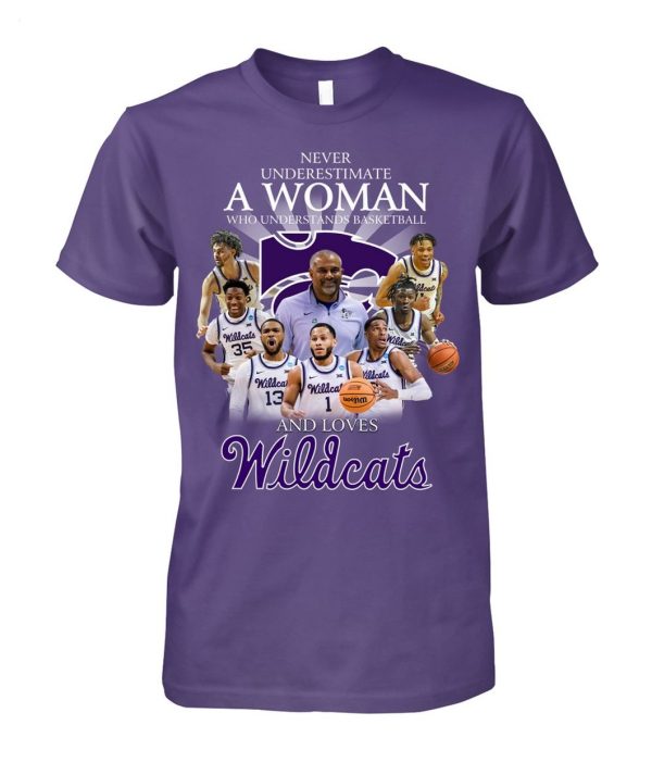 Never Underestimate A Woman Who Understands Basketball And Loves Wildcats T-Shirt – Limited Edition