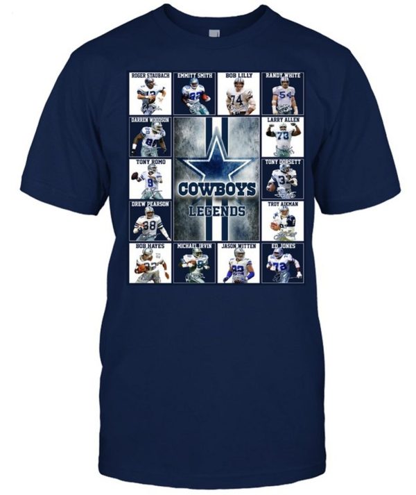 NFL Dallas Cowboys Legends T-Shirt – Limited Edition