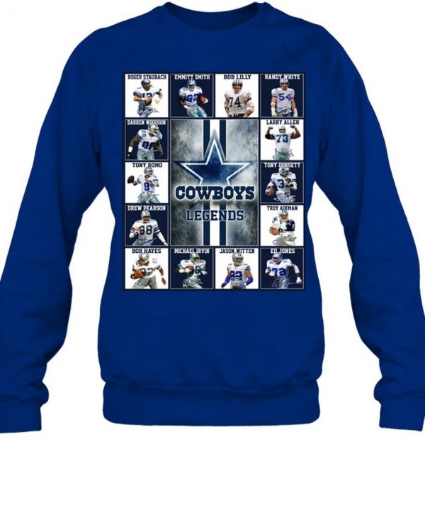 NFL Dallas Cowboys Legends T-Shirt – Limited Edition