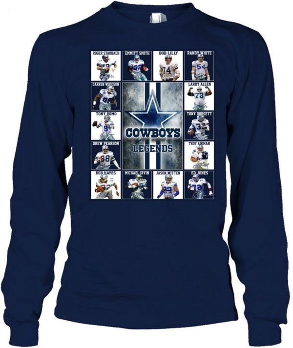 NFL Dallas Cowboys Legends T-Shirt – Limited Edition