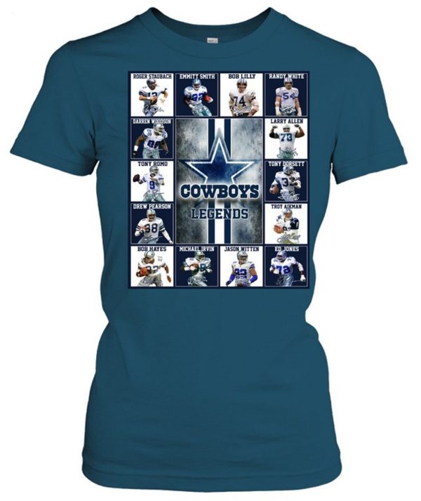 NFL Dallas Cowboys Legends T-Shirt – Limited Edition