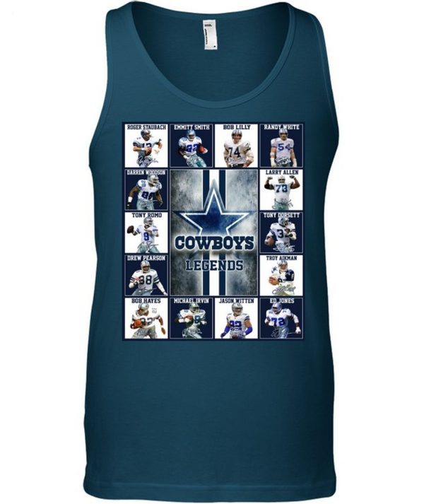 NFL Dallas Cowboys Legends T-Shirt – Limited Edition