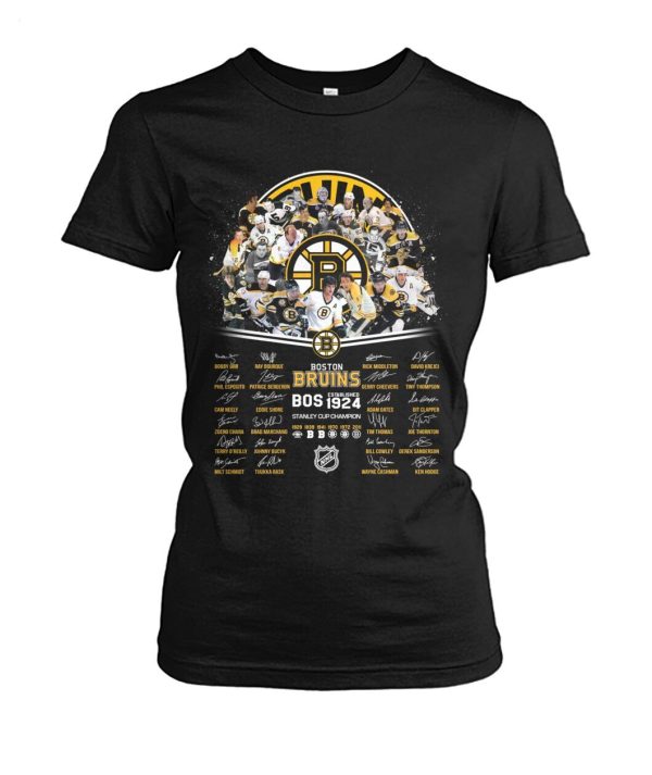 NHL Boston Bruins Established 1924 Stanley Cup Champion T-Shirt – Limited Edition